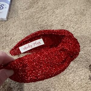 Cheeky Plum Sparkly Red Hair Accessory